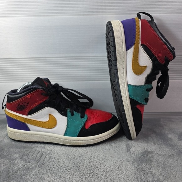 Air‎ Jordan 1 Mid Retro Size 4.5Y - Picture 7 of 8